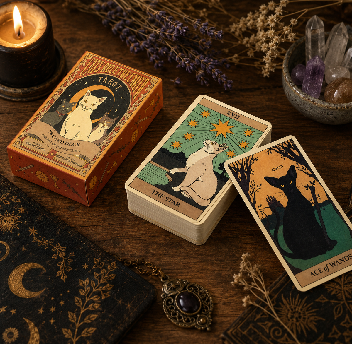 Cats Rule the Earth Tarot – 78 Card Deck