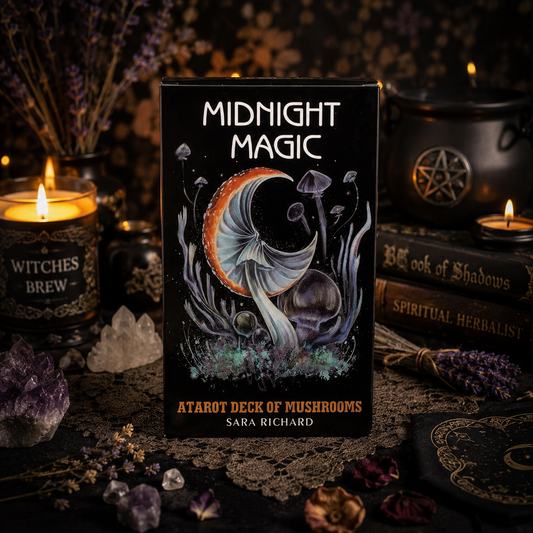 Midnight Magic Mushroom Tarot Deck