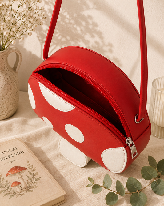 🍄Red Mushroom Crossbody Bag